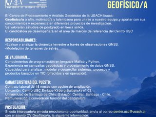 Buscamos Talento Geofísico/a